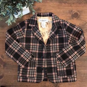 Toddler Plaid Blazer